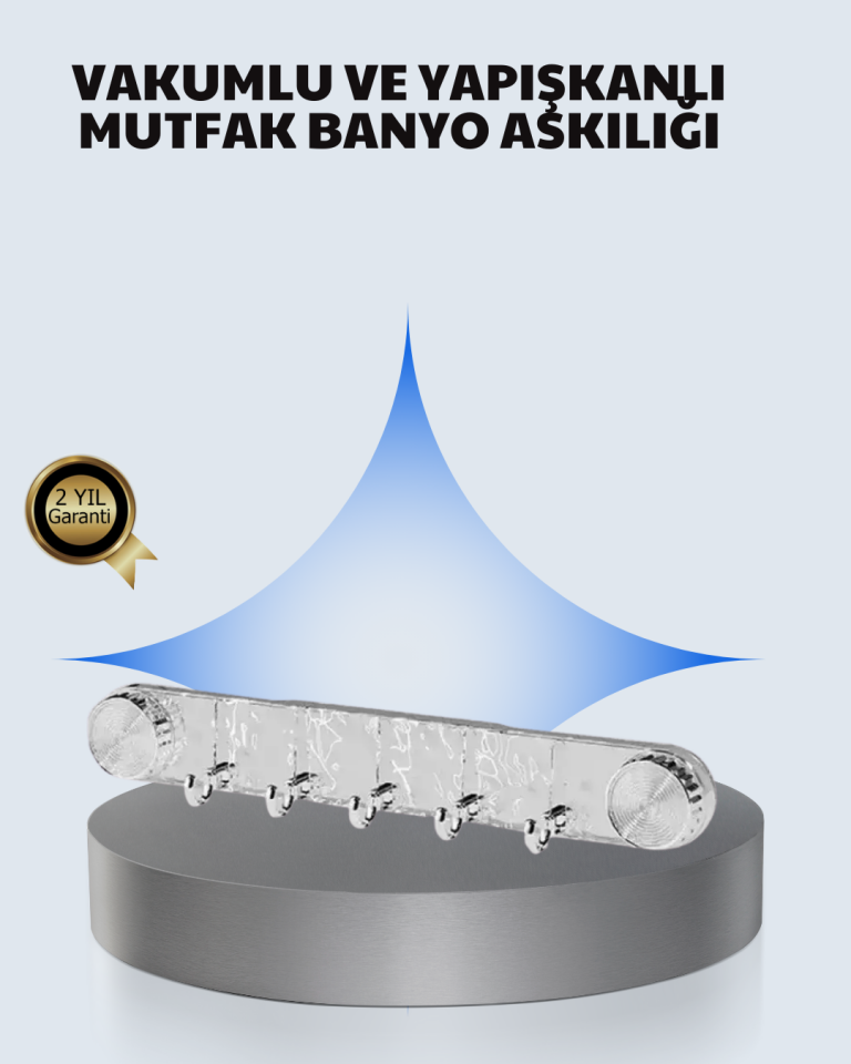 Aletsiz Montaj Vakumlu Yapışkanlı Askı Aparatı - Lisinya