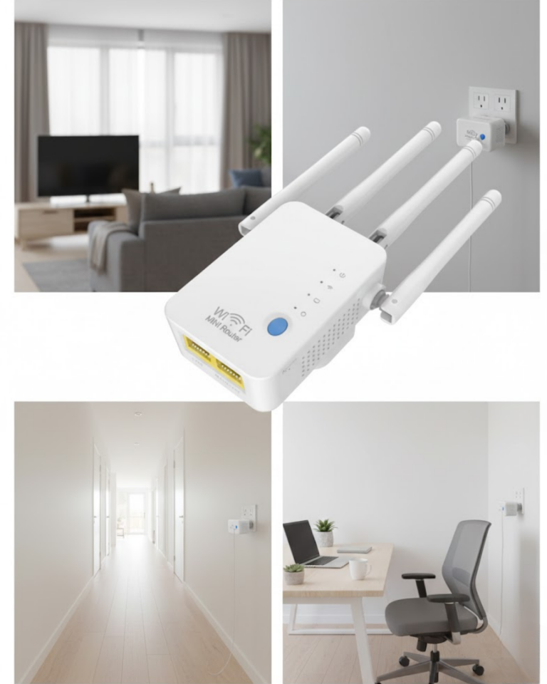 Kablosuz WiFi Tekrarlayıcı 300Mbps - Lisinya