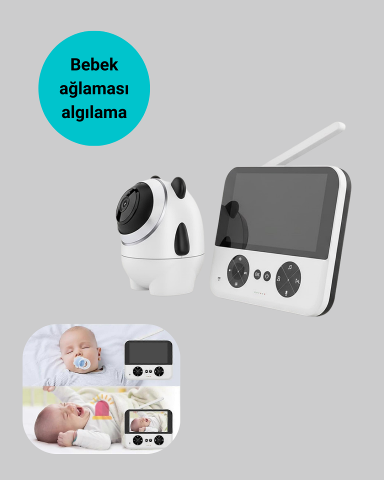 Uzaktan Kontrollü Bebek Kamerası Ninni ve Zoom Özellikli - Lisinya