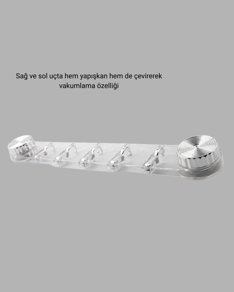 Çok Amaçlı Vakumlu Askılık Yapışkanlı Kolay Montajlı - Lisinya