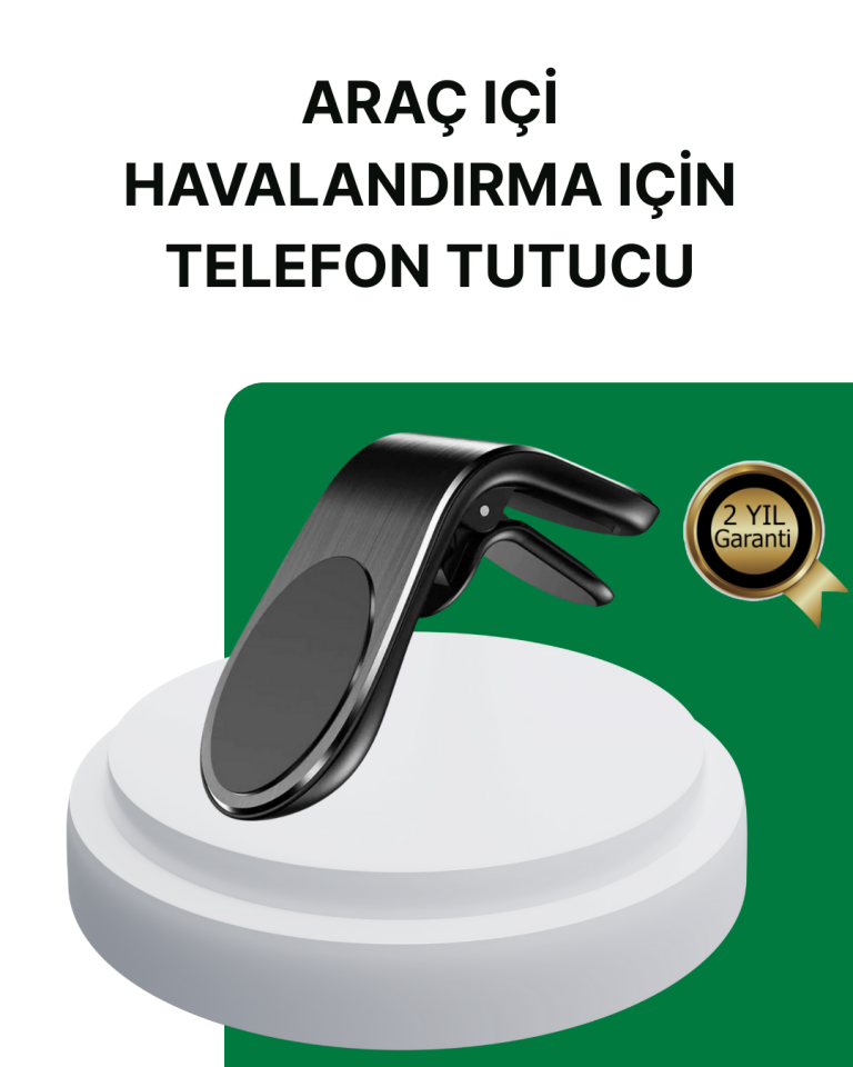 360° Ayarlanabilir Araç Telefon Tutucu – Tüm Telefonlarla Uyumlu - Lisinya