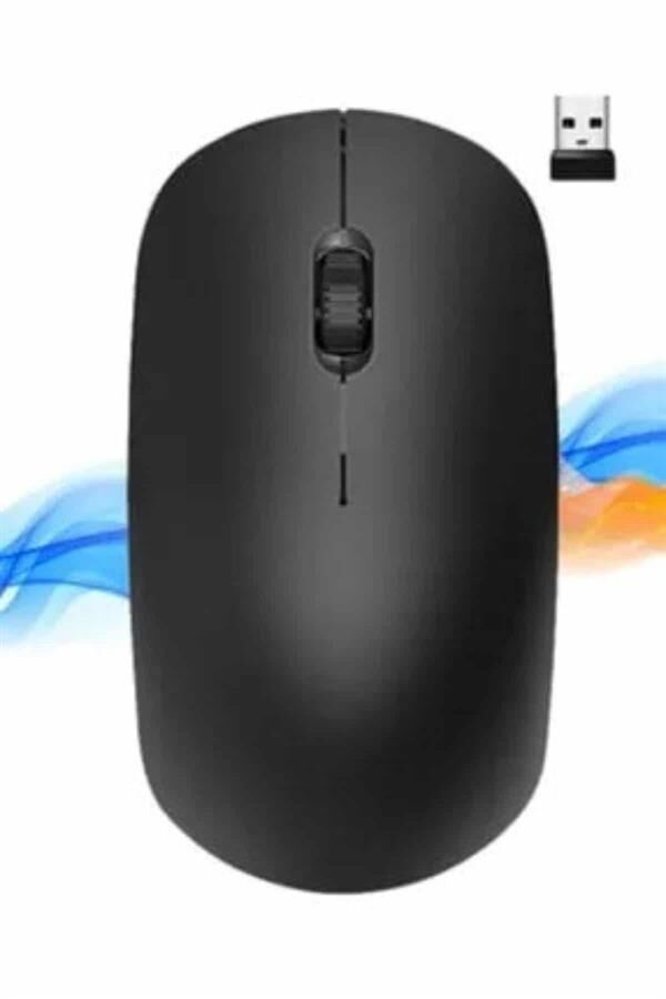 Ergonomik Tasarım Kablosuz Siyah Mouse Hassas Uzun Ömürlü - Lisinya