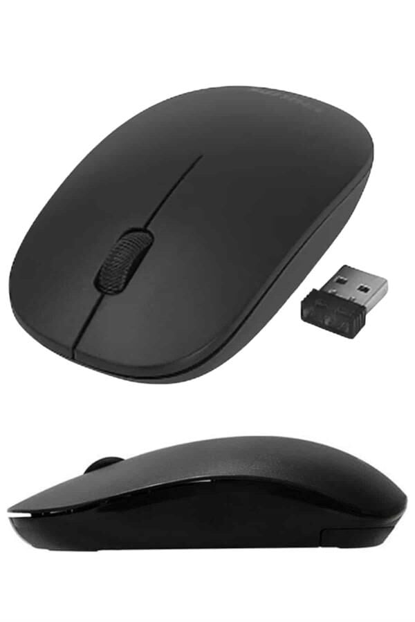 Ergonomik Tasarım Kablosuz Siyah Mouse Hassas Uzun Ömürlü - Lisinya