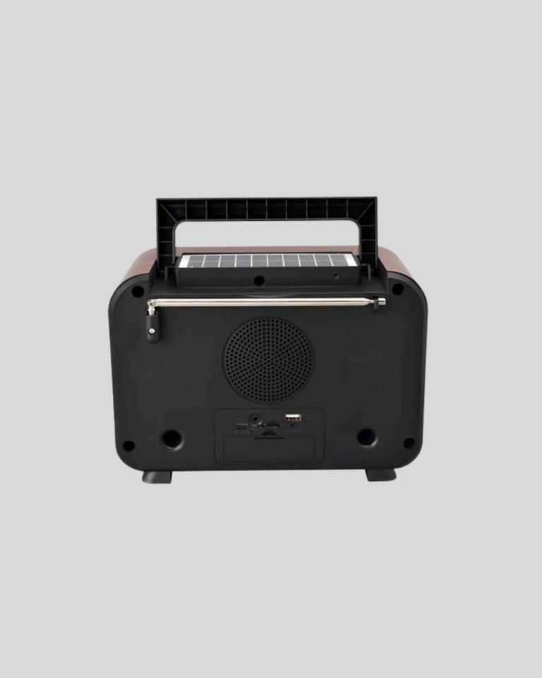 Şömine Efektli Solar Hoparlör Bluetooth 5.3 Radyo AUX USB TF Destekli - Lisinya