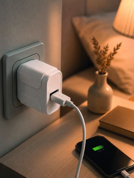 Pratik ve Kompakt Tasarımlı 12W USB Telefon Şarj Adaptörü - Lisinya