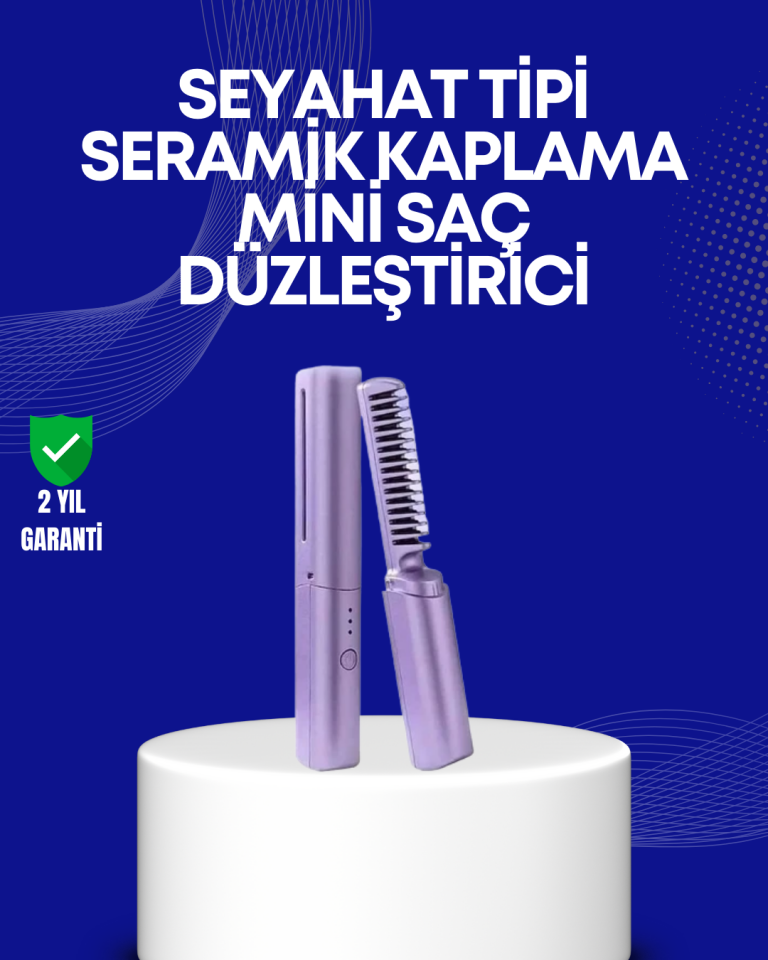 USB Şarjlı Kablosuz Saç Düzleştirici – Hızlı ve Pratik - YamanHobi