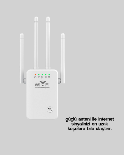 Çift Bantlı Otomatik Kurulum WiFi Repeater Menzil Genişletici