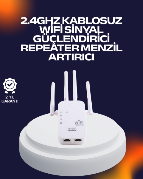 Yüksek Hızlı Parazit Önleyici WiFi Repeater Router