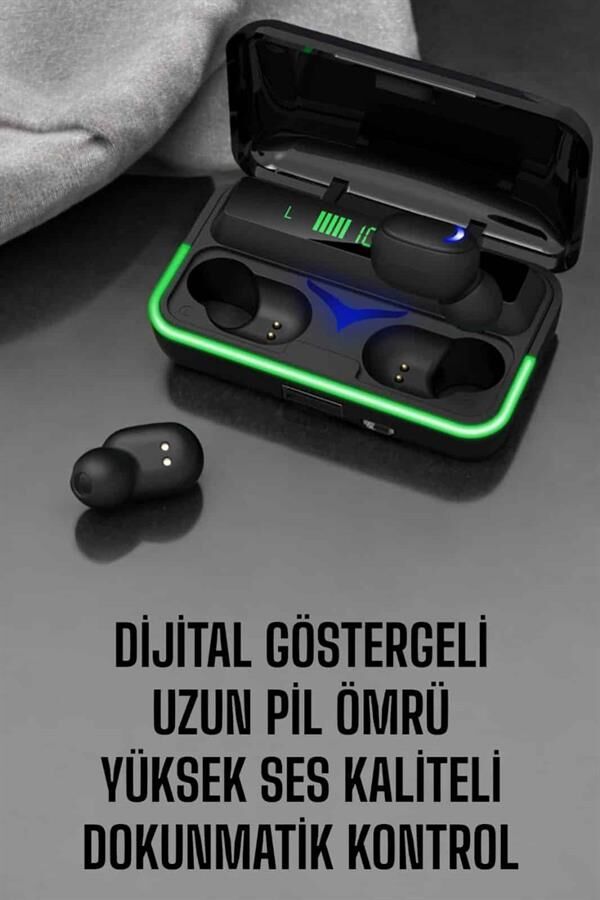 Android Ve İOS Uyumlu Bluetooth Bağlantılı Powerbankli Kulaklık - Lisinya
