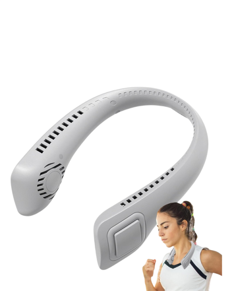 Giyilebilir Bladeless Boyun Fanı | 360° Serinlik, 5 Kademe Rüzgar, USB Şarjlı Sessiz Mini Klima