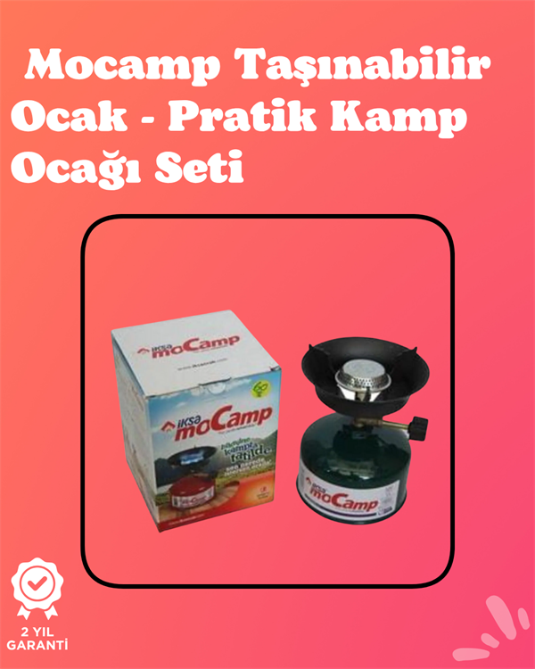 Kolay Ayarlanabilir Alevli ve Güvenli Metal Kamp Ocağı - Lisinya