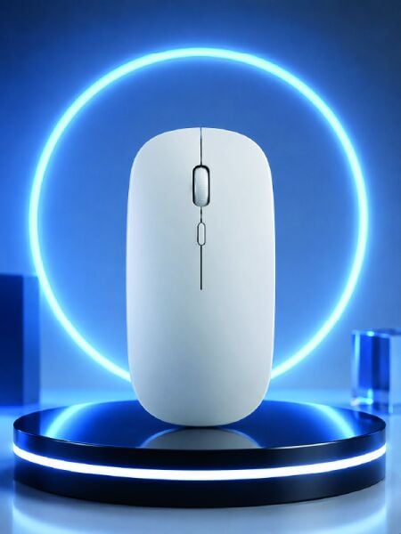 Profesyonel Kablosuz Bluetooth Mouse Çift Modlu Şarjlı Ergonomik Fare - Lisinya