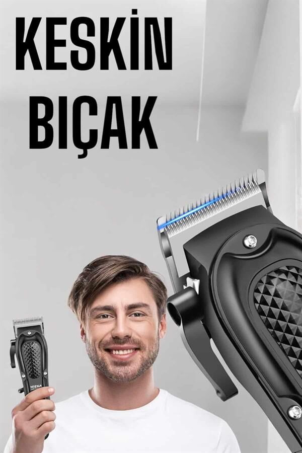Tıraş Makinesi Dijital Göstergeli Paslanmaz Çelik Bıçaklı Taşınabilir