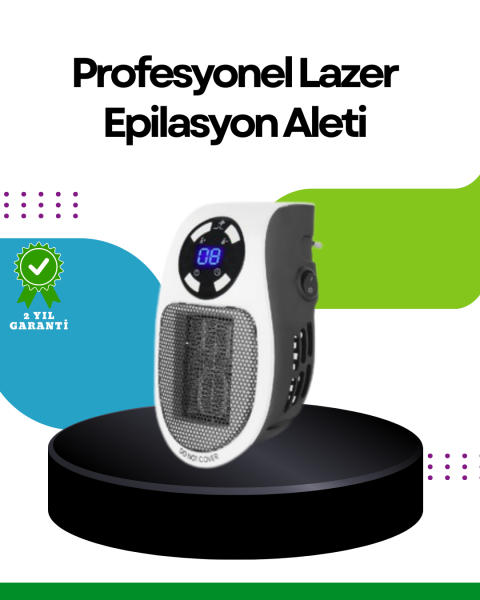 LED Ekranlı Ayarlanabilir Sıcaklık Mini Priz Isıtıcı Sessiz