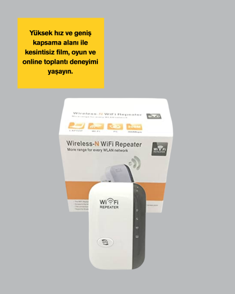 Wireless-N 300 Mbps WiFi Booster – Modem Router AP Sinyal Amplifikatör