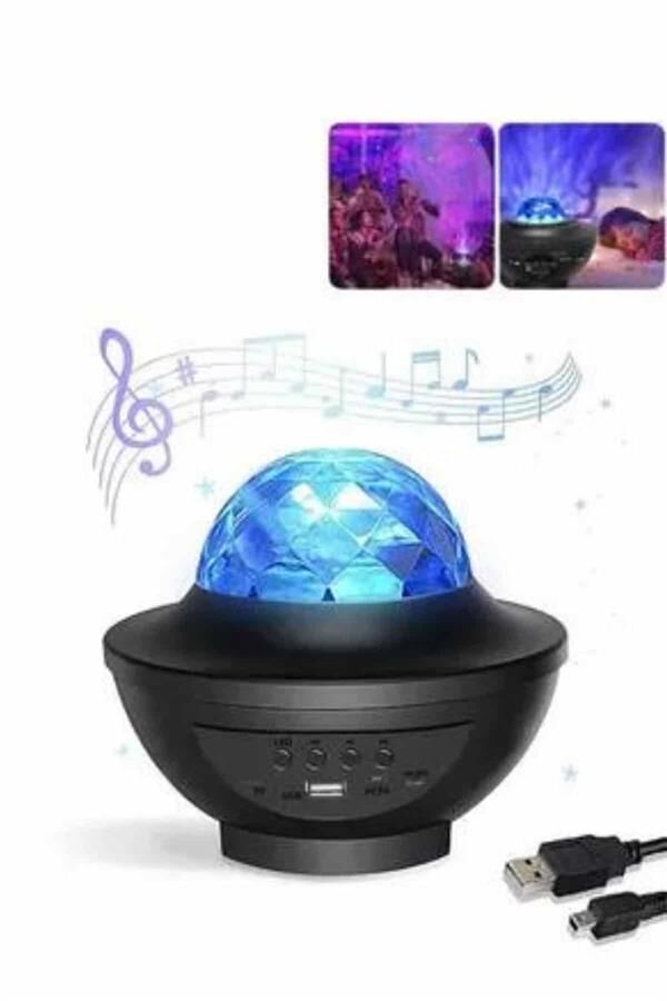 YamanHobi Galaksi Projektörü Bluetooth 5.2 Uzaktan Kumandalı 10 Renkli
