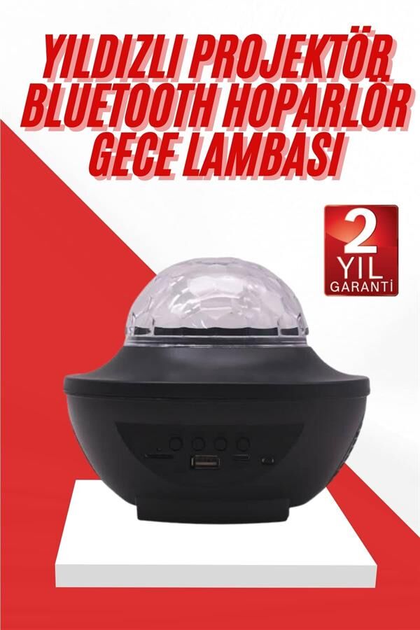 YamanHobi Galaksi Projektörü Bluetooth 5.2 Uzaktan Kumandalı 10 Renkli