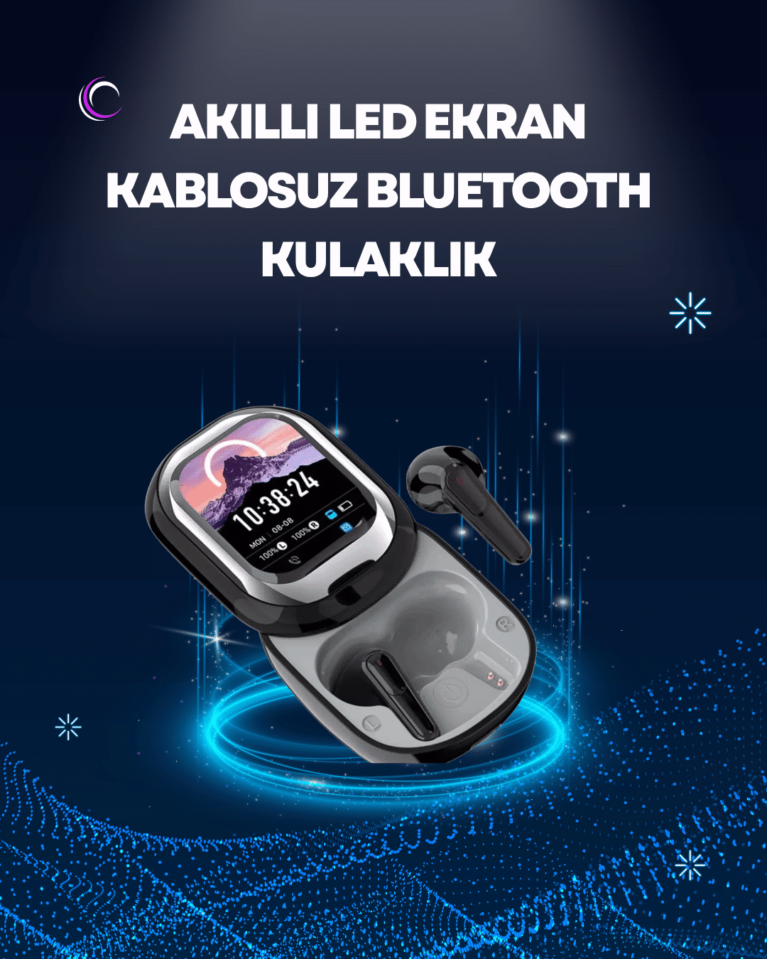 ENC Destekli Bluetooth 5.4 Kulaklık – EQ Ayarlı, Akıllı Kutulu - Lisinya