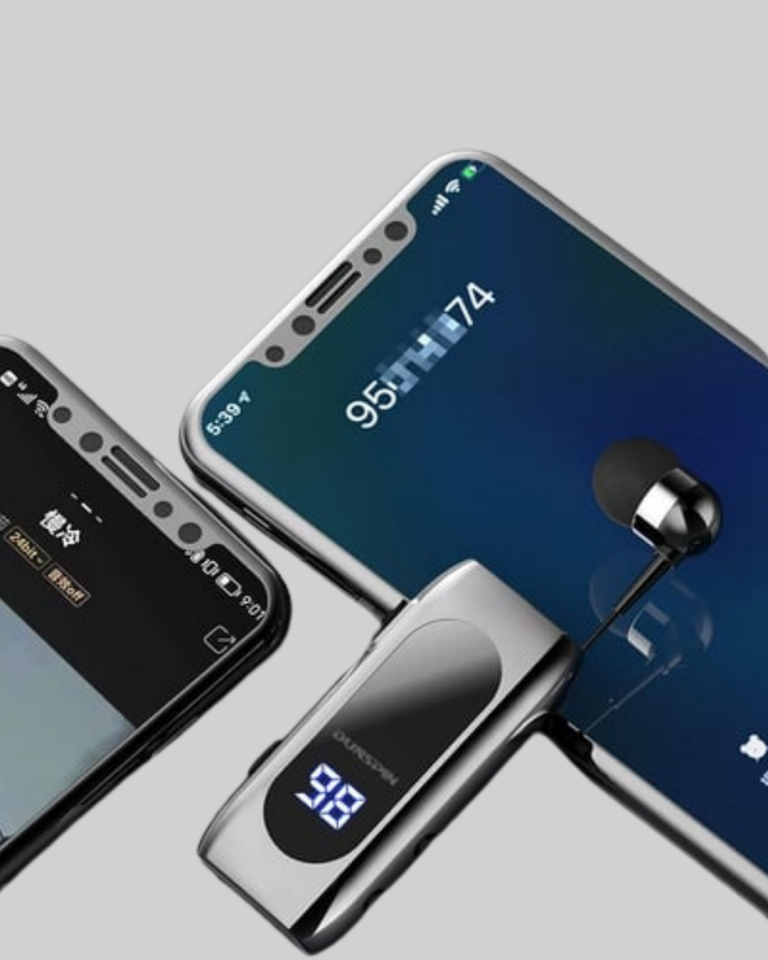 YamanHobi DS-F210 Bluetooth Kulaklık Dijital Ekranlı Klipsli Bluetooth Kulaklık