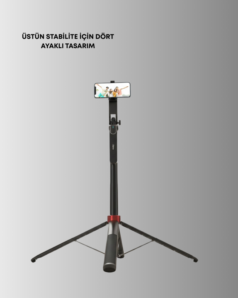 Ayarlanabilir Telefon Tripodu Selfie Stick Çok Açılı Çekim - Lisinya