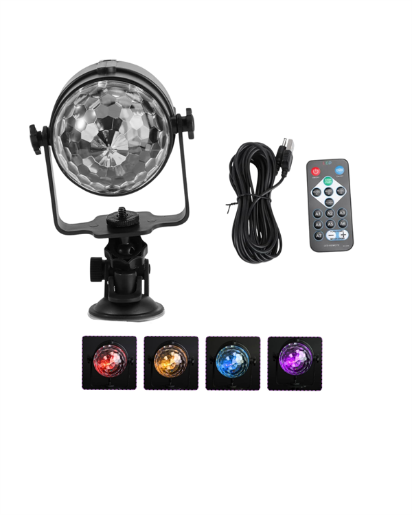 Taşınabilir ve Dayanıklı Plastik Kristal LED Disko Işığı - Lisinya