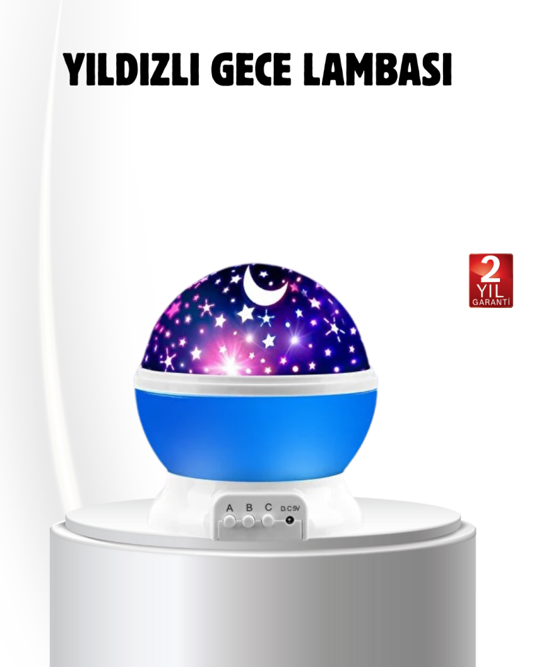 YamanHobi 6 Renk Modlu LED Gece Lambası Çocuk Odası İçin Renk Değiştiren