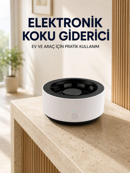 Küllük ve Hava Temizleyici 2’si 1 Arada Koku Giderici Araba ve Ofis İçin - Lisinya