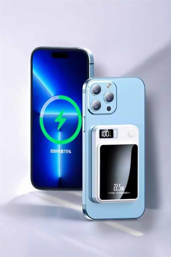YamanHobi 10000 mAh Manyetik Powerbank 22.5W Hızlı Şarjlı