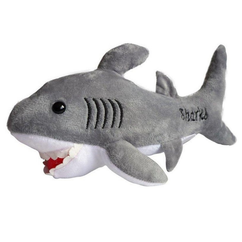 Köpekbalığı Sesli Baby Shark Müzikli 28 cm - 1811201 - Gri (Lisinya)
