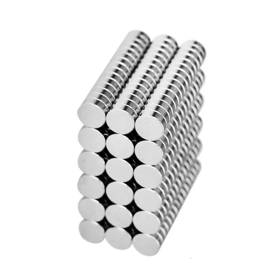 100 lü 8x3mm Yuvarlak Neodyum Mıknatıs ( Lisinya )