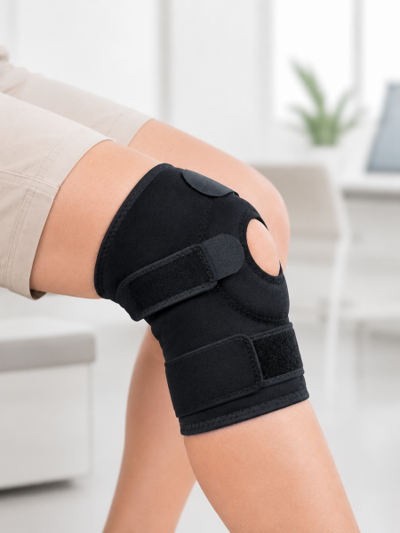 Ayarlanabilir Kısa Ligamentli Dizlik Açık Diz Kapağı Spor ve Günlük Kullanım