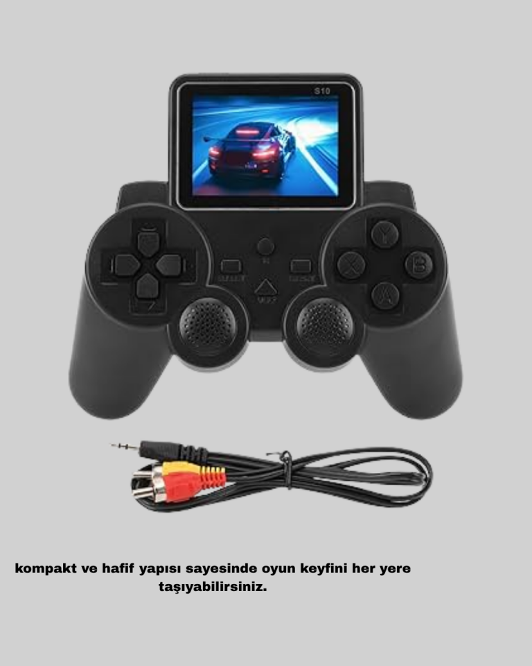 S10 Retro Oyun Konsolu Taşınabilir 2.8 İnç Ekran Ergonomik Nostalji - Lisinya