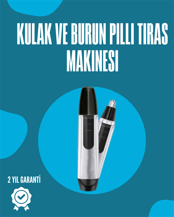 Pil ile Çalışan Kulak, Burun ve Kaş Tımar Cihazı - Lisinya