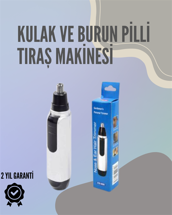 Hassas 3D Bıçaklı Kulak ve Burun Tıraş Makinesi - YamanHobi