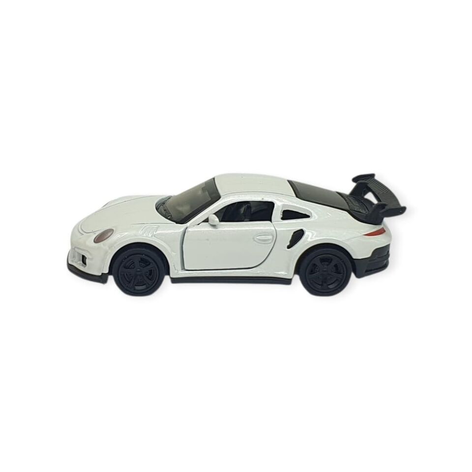 Çek Bırak Metal Küçük Arabalar 8 cm - 6411A-7 - Beyaz (Lisinya)