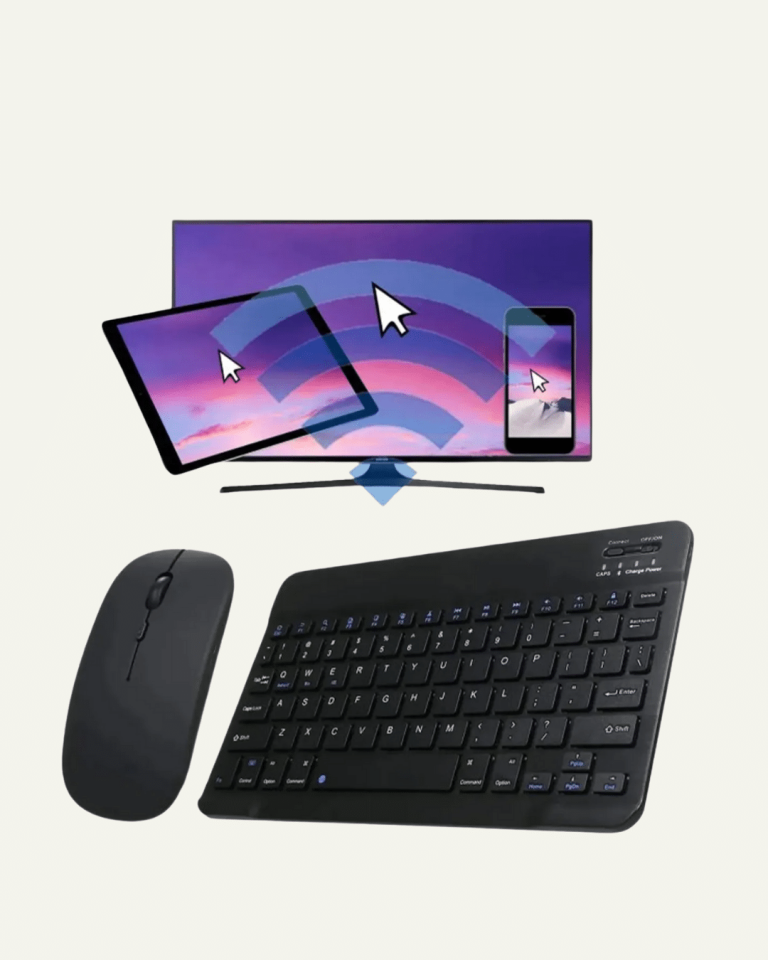 RGB Aydınlatmalı Şarjlı Kablosuz Klavye ve Mouse Seti – Modern ve Kompakt Tasarım - Lisinya