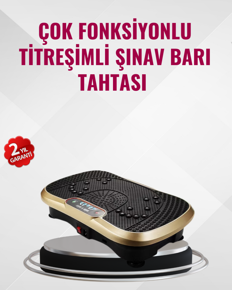 Ev Tipi Titreşimli Spor Aleti Yağ Yakım Destekli Tasarım - Lisinya