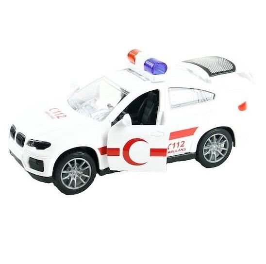 Ambulans Arabası Sürtmeli Plastik - JW567-062 (Lisinya)