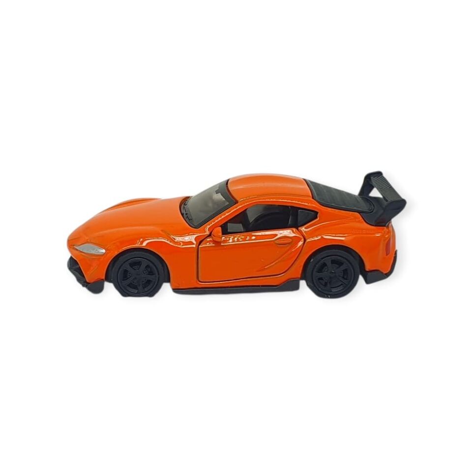 Çek Bırak Metal Küçük Arabalar 8 cm - 6411A-14 - Turuncu (Lisinya)