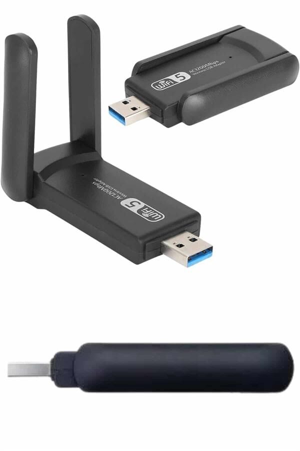 Wifi Alıcı Dual Band Usb 3.0 Adaptör Kablosuz Windows 7/8/10/11 - Lisinya