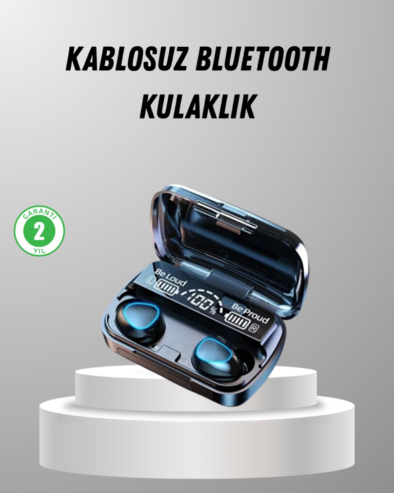 YamanHobi M10 Bluetooth 5.1 Kulaklık Şarj Kutulu Kablosuz Kulaklık
