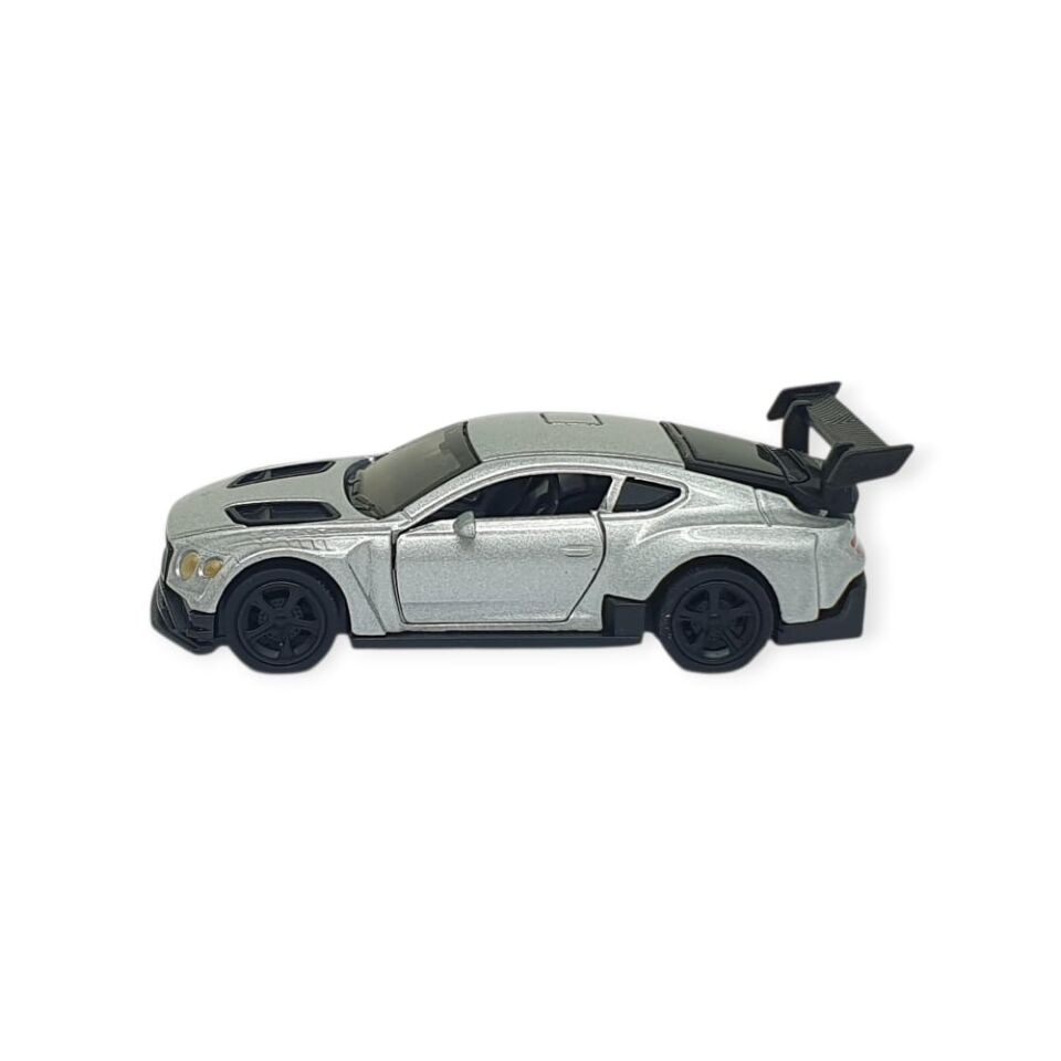 Çek Bırak Metal Küçük Arabalar 8 cm - 6411A-16 - Gümüş (Lisinya)