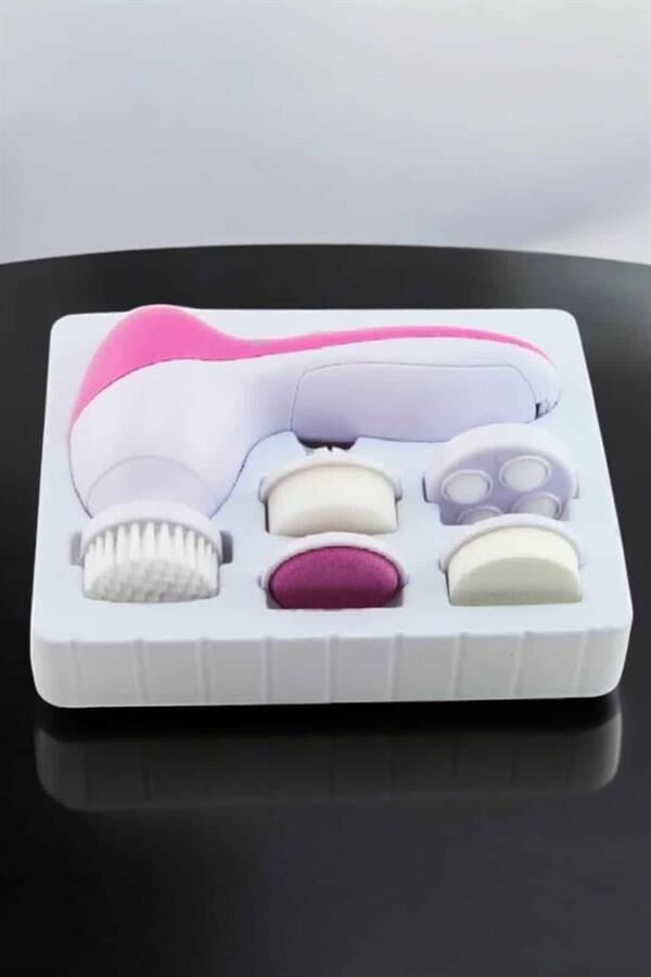Taşınabilir Yüz Temizleme Cihazı Masaj, Peeling, Temizlik 5 Başlıklı - Lisinya