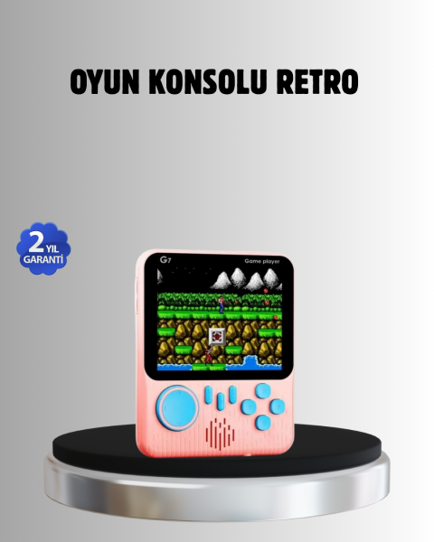 Retro Oyun Konsolu – 3.5 İnç Ekran, 666 Klasik Oyun, TV Bağlantılı