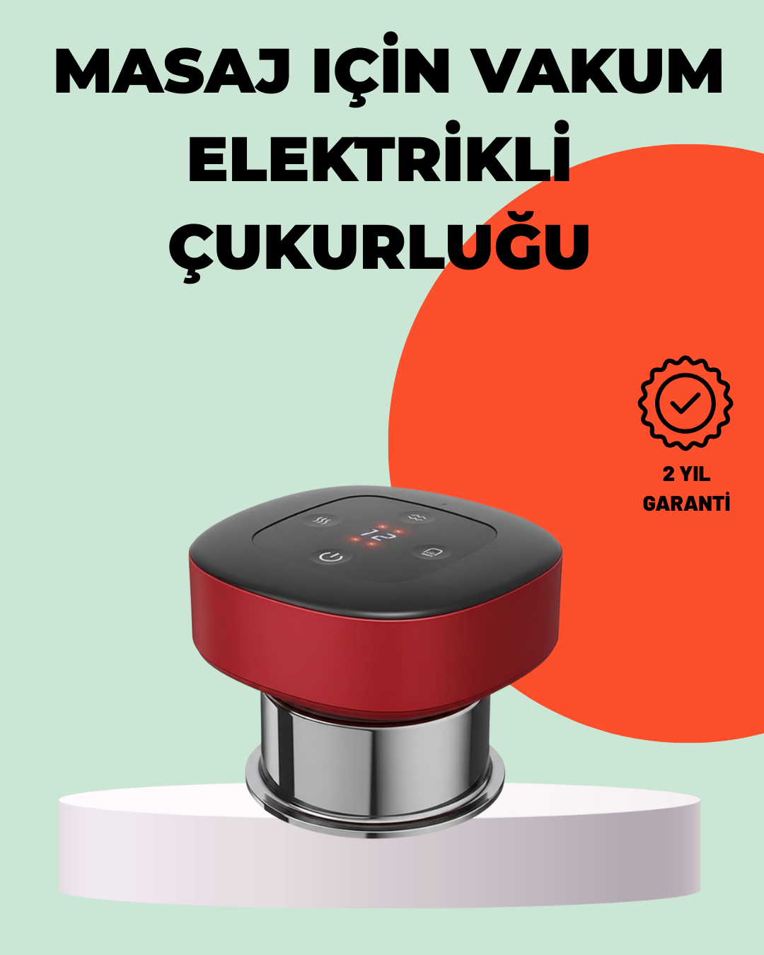 Taşınabilir Elektrikli Kupa Terapisi Masaj Cihazı Boyun Sırt Bacak - Lisinya