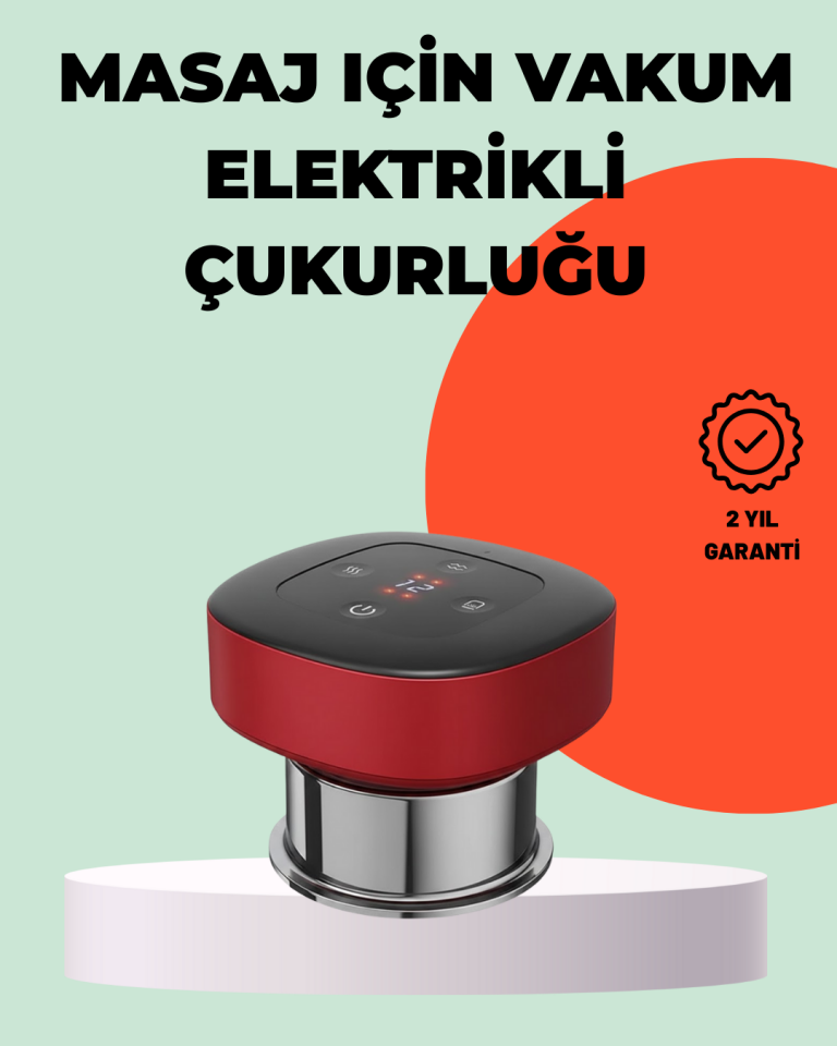 Taşınabilir Elektrikli Kupa Terapisi Masaj Cihazı Boyun Sırt Bacak - Lisinya