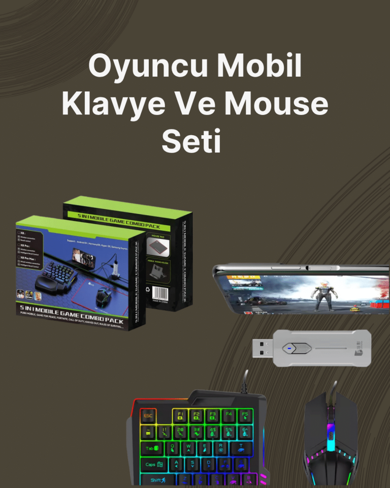 Kablosuz Mobil Oyun Kiti – 5 Parça Tam Set - YamanHobi