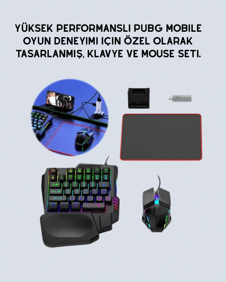 Kablosuz Mobil Oyun Kiti – 5 Parça Tam Set - Lisinya