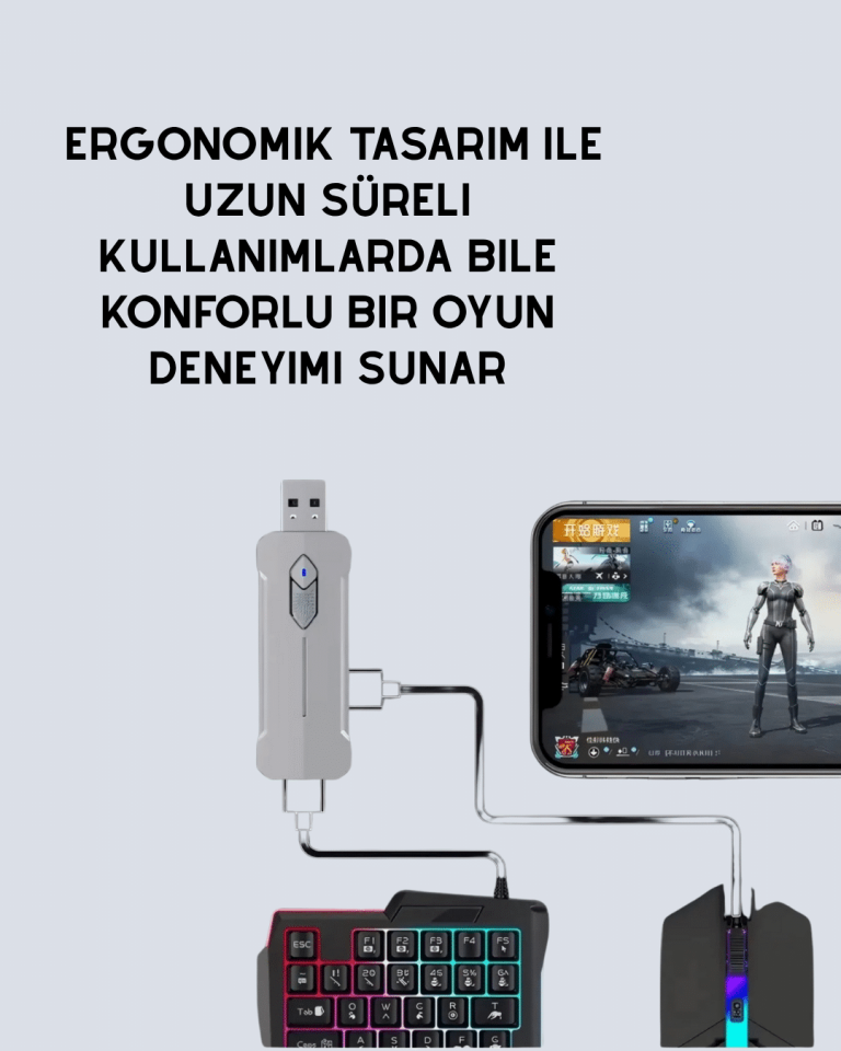 Kablosuz Mobil Oyun Kiti – 5 Parça Tam Set - Lisinya