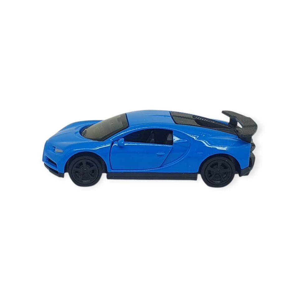 Çek Bırak Metal Küçük Arabalar 8 cm - 6411A-18 - Mavi (Lisinya)